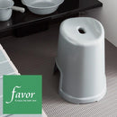 風呂椅子 高さ 40cm カビにくい かびにくい カビ対策 シンプル 座高 高め 高い 使いやすい ホテル 旅館 病院 宿泊施設 白 ホワイト 赤 レッド シルバー 銀色 【納期A】【fmk-favor-009】