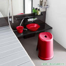 風呂椅子 高さ 40cm カビにくい かびにくい カビ対策 シンプル 座高 高め 高い 使いやすい ホテル 旅館 病院 宿泊施設 白 ホワイト 赤 レッド シルバー 銀色 【納期A】【fmk-favor-009】