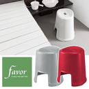 風呂椅子 高さ 40cm カビにくい かびにくい カビ対策 シンプル 座高 高め 高い 使いやすい ホテル 旅館 病院 宿泊施設 白 ホワイト 赤 レッド シルバー 銀色 【納期A】【fmk-favor-009】