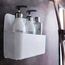 収納ラック お風呂場 浴室 マグネット バス収納 ラック 磁石 壁付け 収納ホルダー 収納棚 磁着 シンプル 水きれ 水はけ 白 ホワイト 大きめ 【納期A】【fmk-mpb-001】