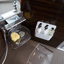 収納ラック お風呂場 浴室 マグネット バス収納 ラック 磁石 壁付け 収納ホルダー 収納棚 磁着 シンプル 水きれ 水はけ 白 ホワイト 大きめ 【納期A】【fmk-mpb-001】