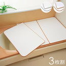 風呂ふた オーダー サイズ 間口151-160cm 奥行76-80cm 冷めにくい 保温 フロフタ お風呂 蓋 浴槽 防カビ 日本製 変形 オーダーメイド 東プレ バスタブ 白 3枚割 【納期E】【fmk-order5-099】