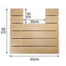 トイレすのこ トイレ用スノコ 便器 足元 トイレマット おしゃれ 板材 便所 木製風 プラスチック 滑り止め すべり止め 安心 安全 日本製 【納期A】【fmk-skht-40】