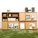 収納ラック 2個セット 棚 ラック フラップ扉 チェスト 収納ラック 見せる収納 魅せる収納 おしゃれ リビング 書斎 子供部屋 オフィス カフェ風 北欧 インテリア 【納期A】【gr-fr-2p】