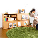 収納ラック 2個セット 棚 ラック フラップ扉 チェスト 収納ラック 見せる収納 魅せる収納 おしゃれ リビング 書斎 子供部屋 オフィス カフェ風 北欧 インテリア 【納期A】【gr-fr-2p】