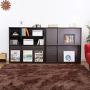 収納ラック 2個セット 棚 ラック フラップ扉 チェスト 収納ラック 見せる収納 魅せる収納 おしゃれ リビング 書斎 子供部屋 オフィス カフェ風 北欧 インテリア 【納期A】【gr-fr-2p】