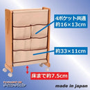 ティッシュホルダー付ダイニングワゴン サイドワゴン ダイニングワゴン 棚 キャスターつき 【納期A】【gto-802825】