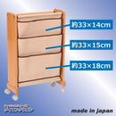 ティッシュホルダー付ダイニングワゴン サイドワゴン ダイニングワゴン 棚 キャスターつき 【納期A】【gto-802825】