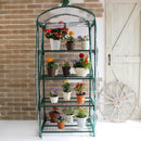 温室 ビニールハウス 家庭用 園芸用品 家庭菜園 植物 栽培 ガーデニング 小型 小さめ 4段 ビニールカバー フラワースタンド ラック 棚 ジッパー 簡単 軽い 軽量 【納期A】【gto-8035113】