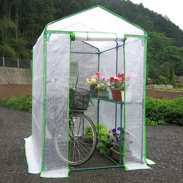 ビニールハウス 家庭用 ビニール温室 大型 植物 家庭菜園 栽培 ガーデニング 換気 窓 大きいサイズ 庭 組立式 自家農園 野菜 防寒 防風 【納期A】【gto-805375】
