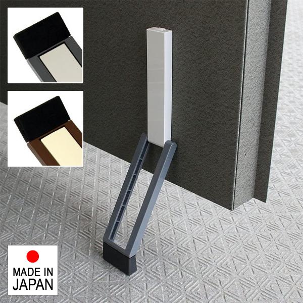 ドアストッパー マグネット 磁石 強力 玄関扉 取付簡単 折り畳み スリム コンパクト 室内 おしゃれ ゴム 日本製 扉ストッパー マンション 賃貸 対応 換気 戸当り 【納期A】【gto-808614】