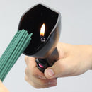 お墓参りセット ライター 線香入れ ケース ロウソク 蝋燭 ローソク 仏具 墓参り 防風 ライター 着火しやすい 使いやすい 巾着袋 日本製 【納期A】【gto-809417】