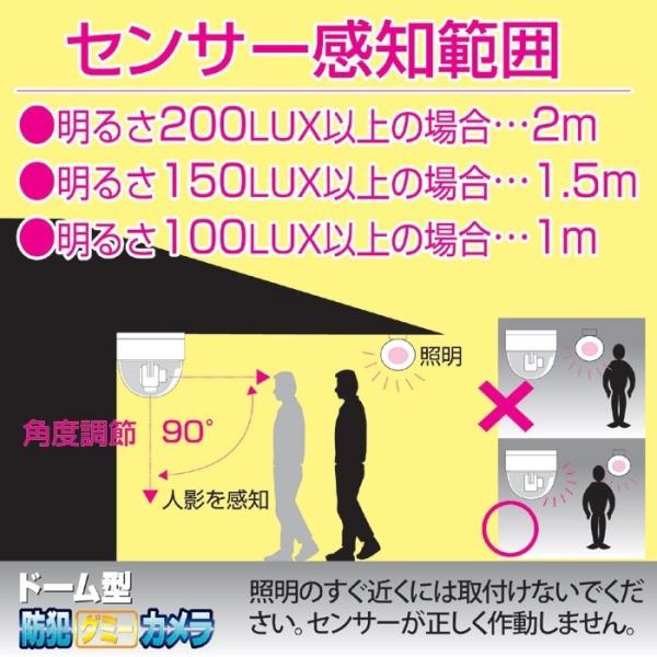防犯カメラ ダミー 偽物 ドーム 小型 にせもの おもちゃ ドーム型防犯ダミーカメラ 監視カメラ 【納期A】【gto-809419】