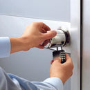 ピッキング防止カバー ピッキング対策 防犯 グッズ 家 玄関 事務所 オフィス ドアノブ 扉 戸 防犯用鍵 ドアのぶ 南京錠 泥棒 強盗 空き巣 【納期A】【gto-809775】