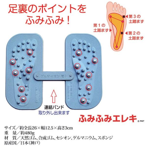 足つぼマット マッサージ ゲルマニウム 足ツボ 足裏 【納期A】【gto-809945】