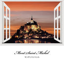 お風呂ポスター 浴室ポスター 風景 バスルーム お風呂場 絵画 トイレ 水周り キッチン アンコールワット マチュピチュ イグアスの滝 モンサンミッシェル 【納期A】【gto-810044】