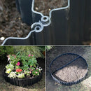 土ストッパー 縁 土止め 花壇 柵 ガーデニング 園芸 庭 芝生の根止め 庭作り カーブ 曲げ 連結 アレンジ DIY 区画 区切り 畑 植木 日本製 【納期A】【gto-810787】