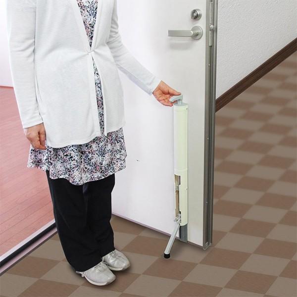 ドアストッパー 玄関 強力 室内 おしゃれ ゴム マグネット 磁石 アルミ 鉄製 車椅子対応 勝手口 介護 病院 老人ホーム 福祉 学校 公共施設 職場 会社 オフィス 【納期A】【gto-810907】