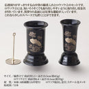 線香立て ロウソク立て 山中塗 日本製 国産 仏具 仏壇用 【納期A】【gto-811391】