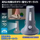 フットライト 屋外 スタンドライト 照明 玄関 人感センサー 電池式 足元 防雨 庭 軒先 ガレージ 廊下 センサーライト 防犯 階段 車庫 【納期A】【gto-811744】