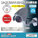 防犯カメラ ダミー リアル ソーラー充電式 LED ライト 点滅 屋外用 防水 偽物 模擬カメラ 玄関 駐車場 ガレージ ベランダ カーポート 屋上 【納期A】【gto-812566】