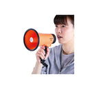 メガホン 拡声器 拡声機 小型 防水 防雨 軽量 軽い マイク コンパクト 小さい 肩掛け 紐 ショルダー 折りたたみ 折り畳み式 電池式 IPX5 【納期A】【gto-812992】