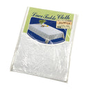 テーブルクロス 撥水 おしゃれ レース柄 花柄 薔薇 バラ 高級感 テーブルマット ランチョンマット 汚れ防止 ローズ 白 フィルム 日本製 小 【納期A】【gto-813075】