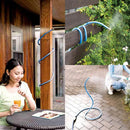 ミストシャワー 屋外用 業務用 学校 水道代 安い 節約 家庭用 屋外 庭 ホース 涼しい 体感温度 冷却 ミスト シャワー 熱中症対策グッズ 【納期A】【gto-870420】