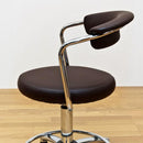 デスクチェア オフィスチェアー 昇降式 ガス圧 椅子 背もたれ シンプル キャスター付き 回転チェア カット パソコンチェア 黒 ブラック 白 ホワイト 赤 レッド 【納期B】【h1080】