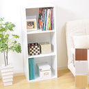 棚 3段 シンプル A4サイズ対応 カラーボックス 横置き 縦置き オープンラック 組立簡単 ダイニング リビング 【納期A】【h1457】