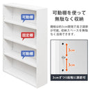 本棚 小型 コミックラック CDラック DVDラック 収納棚 オープンラック フリーラック 収納 棚 可動棚 スリム ロータイプ 【納期B】【hmp04wh】