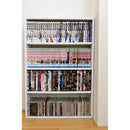 本棚 小型 コミックラック CDラック DVDラック 収納棚 オープンラック フリーラック 収納 棚 可動棚 スリム ロータイプ 【納期B】【hmp04wh】