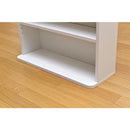 本棚 オープンラック コレクションラック コミック収納 単行本 DVD CD 薄型 スリム フリーラック 可動棚 収納棚 ホワイト 白 ブラウン 茶色 シンプル 【納期B】【hmp05】