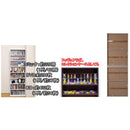 本棚 オープンラック コレクションラック コミック収納 単行本 DVD CD 薄型 スリム フリーラック 可動棚 収納棚 ホワイト 白 ブラウン 茶色 シンプル 【納期B】【hmp05】