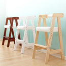 キッズチェア ダイニング 木製 ハイチェア 天然木 子供用 椅子 キッズ用 子ども用 コンパクト スリム 高さ調節 座高調整 安全設計 丈夫 足置き 軽い 軽量 即納 【納期E】【ht-cch】