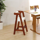キッズチェア ダイニング 木製 ハイチェア 天然木 子供用 椅子 キッズ用 子ども用 コンパクト スリム 高さ調節 座高調整 安全設計 丈夫 足置き 軽い 軽量 即納 【納期E】【ht-cch】