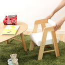 キッズチェア ロータイプ リビング ローチェア 天然木製 子供用椅子 子ども用 コンパクト 小さい 高さ調節 調整 安全 丈夫 お手入れ簡単 軽い 軽量 イス 即納 【納期E】【ht-ccl】