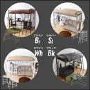 ロフトベット コンセント付き 宮棚つき 大人 対応 耐荷重 丈夫 安心 安全 おしゃれ はしご 梯子 パイプベッド ベッド ベット グリーン 緑 黒 白 【納期E】【ht70-94】