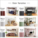 ロフトベッド 階段 ハイタイプ ロータイプ 切り替え 高さ変更 調節 調整 階段式 スチール パイプベッド 2段ベッド  宮棚 コンセント メッシュ 頑丈 丈夫 大人 【納期E】【ht70-95】