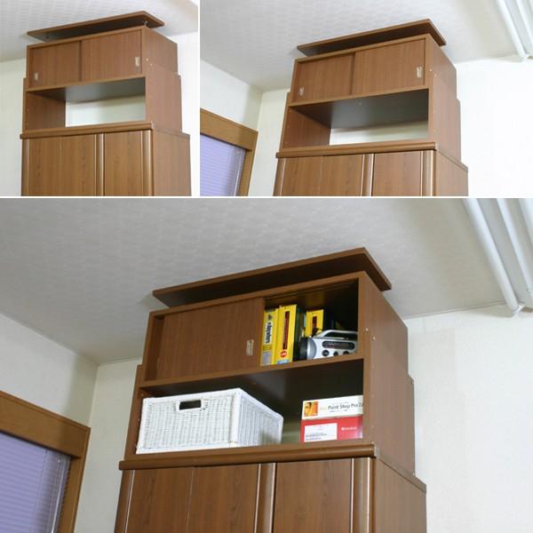 上置き棚 収納 上置き 耐震グッズ 耐震 突っ張り棒 耐震ストッパー 幅58cm 奥行44cm 【納期C】【jea-58-44】