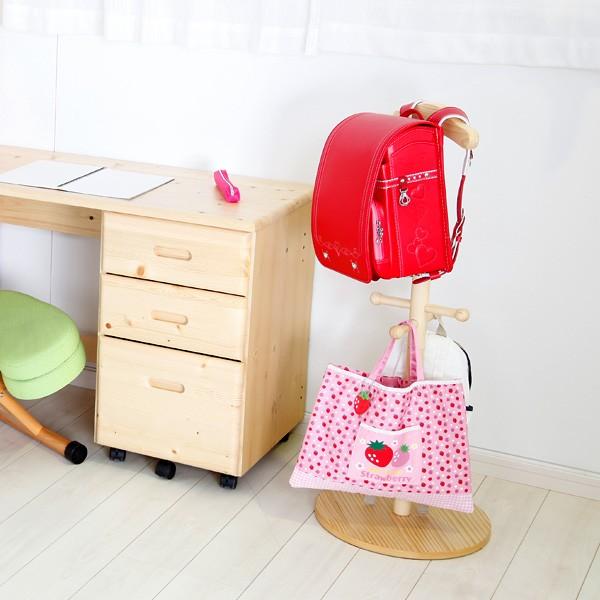 ランドセルラック ポール ハンガーラック ポールハンガー おしゃれ 木製 北欧 【納期C】【jea-jj-100p】