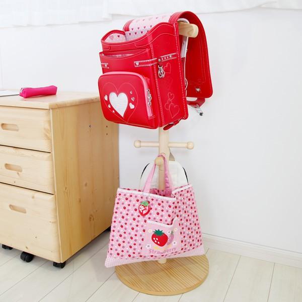 ランドセルラック ポール ハンガーラック ポールハンガー おしゃれ 木製 北欧 【納期C】【jea-jj-100p】