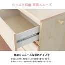 キッズチェスト たんす 棚 子ども部屋 子供用 チェスト 木製 おしゃれ 北欧 【納期C】【jea-jjr-100c】