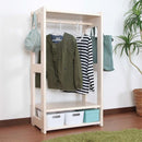 ハンガーラック 子供用 木製 おしゃれ 北欧 木 子供 子供部屋 【納期C】【jea-jjr-100h】