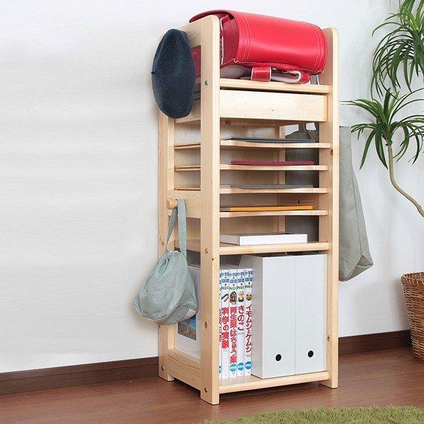 ランドセルラック おしゃれ 木製 北欧 棚 ラック 【納期C】【jea-jjr-100r】