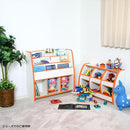 子供用マガジンラック 子供用本棚 幅93cm 【納期C】【jea-mrj-93h】