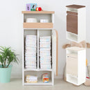 おむつストッカー 収納 大容量 オムツ 棚 ラック 扉つき ラック 【納期C】【jea-omt-35】