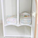 おむつストッカー 収納 大容量 オムツ 棚 ラック 扉つき ラック 【納期C】【jea-omt-35】