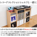 レコード収納 棚 ラック レコード用 LP コレクションラック ディスプレイラック レコード盤 見せる 魅せる おしゃれ シンプル 大容量 オープンラック 日本製 【納期C】【jea-rcr-37】