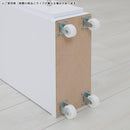 隙間収納 幅 30cm すき間 収納 棚 洗面所 キッチン 4段 引き出し ランドリー キャスターつき コンセント付き 日本製 高品質 白 ホワイト 【納期C】【jea-rsw-3029】